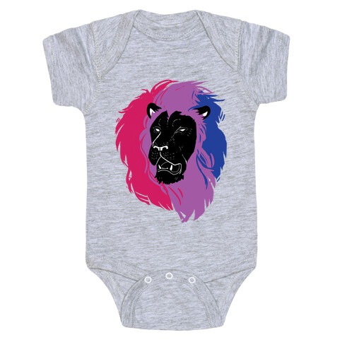 Bisexual Lion Pride Baby One-Piece