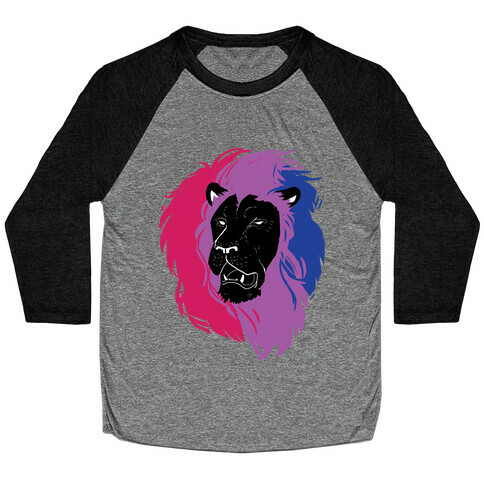 Bisexual Lion Pride Baseball Tee