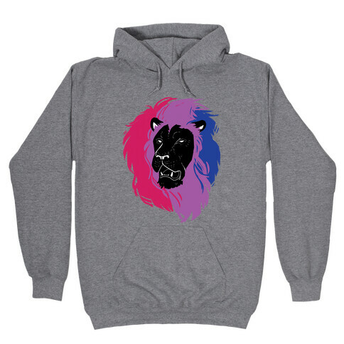 Bisexual Lion Pride Hooded Sweatshirt