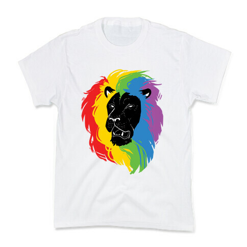 Rainbow Lion Kids T-Shirt