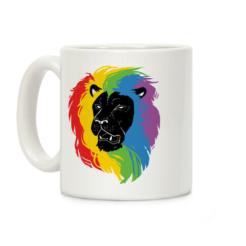 Rainbow Lion Coffee Mug