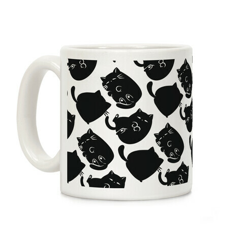 Kitty Pose Cycle  Coffee Mug