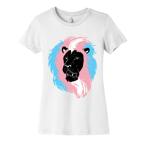 Trans Lion Pride Womens T-Shirt