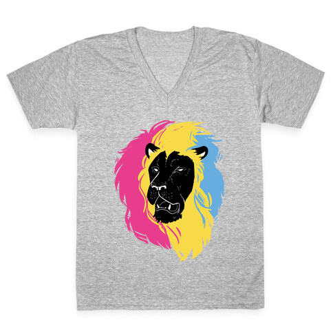 Pan Lion Pride V-Neck Tee Shirt