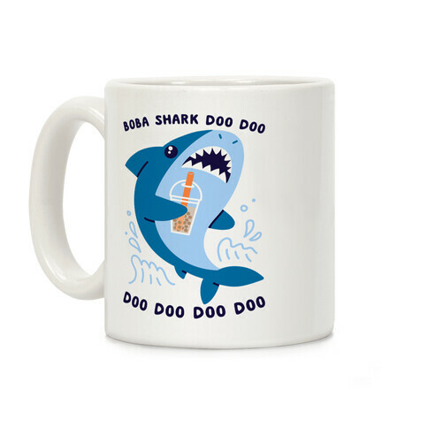 Boba Shark Coffee Mug