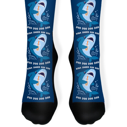 Boba Shark Sock