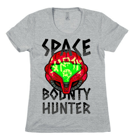 Space Bounty Hunter Womens T-Shirt