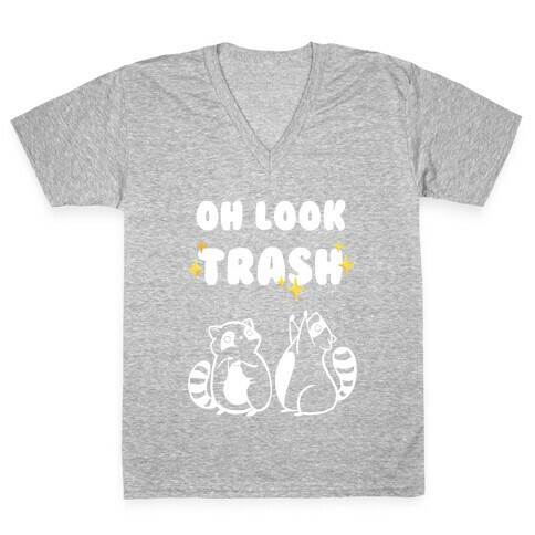 Oh Look Trash V-Neck Tee Shirt