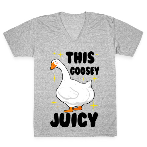 This Goosey Juicy V-Neck Tee Shirt