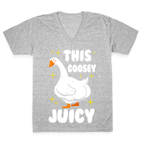 This Goosey Juicy V-Neck Tee Shirt