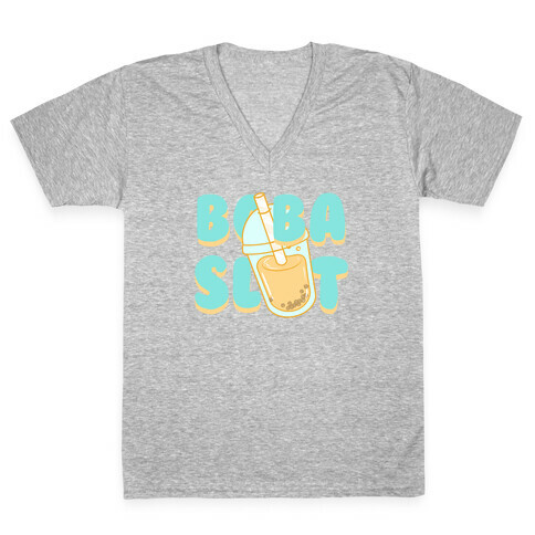 Boba Slut V-Neck Tee Shirt