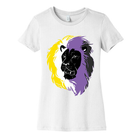 Non-binary Lion Pride Womens T-Shirt