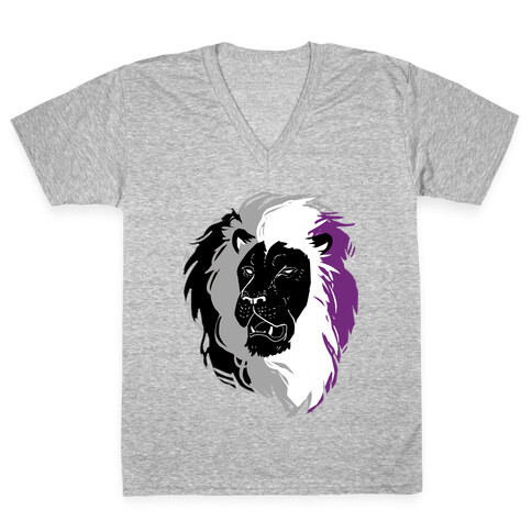 Ace Lion Pride V-Neck Tee Shirt