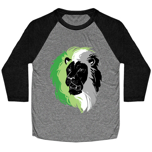 Aromantic Lion Pride Baseball Tee