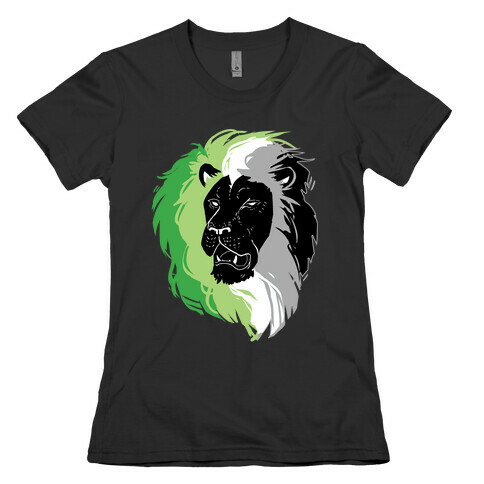 Aromantic Lion Pride Womens T-Shirt