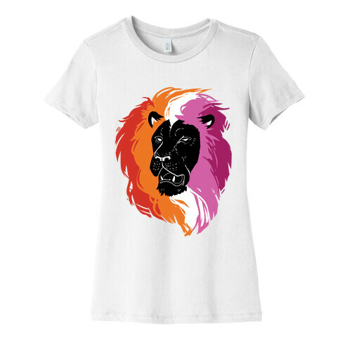 Lesbian Lion Pride Womens T-Shirt
