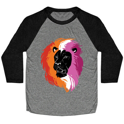 Lesbian Lion Pride Baseball Tee