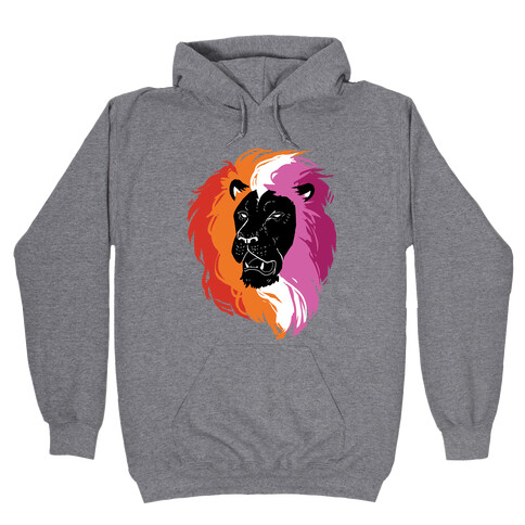 Lesbian Lion Pride Hooded Sweatshirt