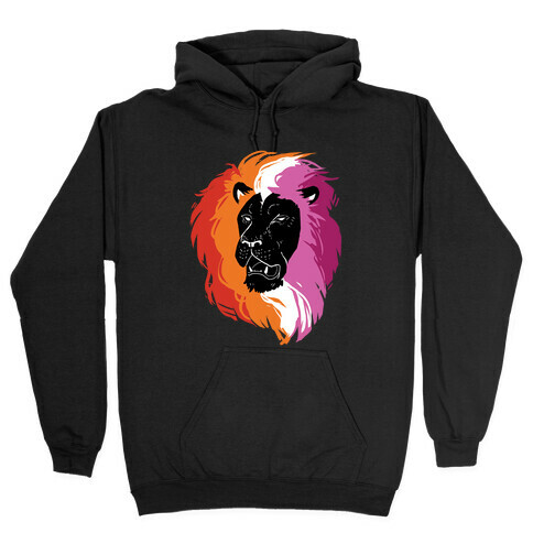 Lesbian Lion Pride Hooded Sweatshirt