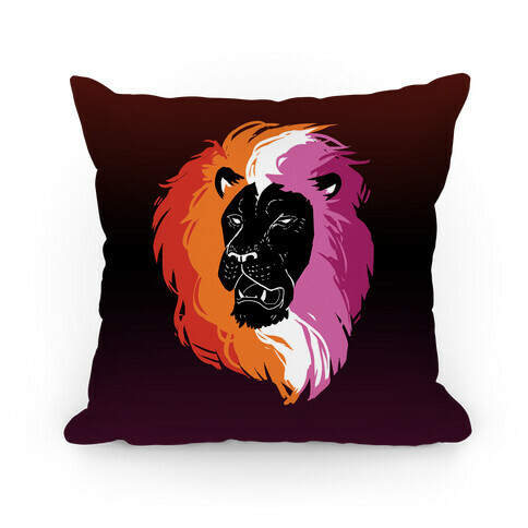 Lesbian Lion Pride Pillow