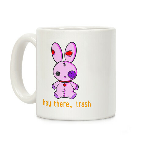 Creepy Cute Rag Bunny  Coffee Mug