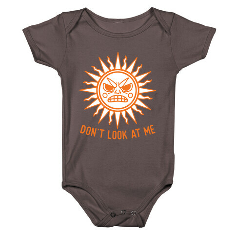 Don't Look At Me Sun Baby One-Piece