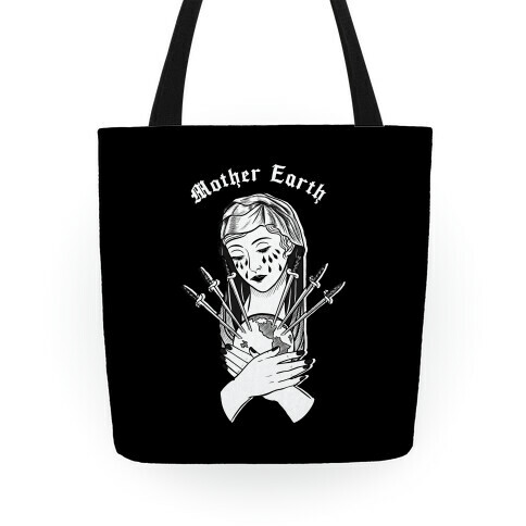 Mother Earth (black) Tote