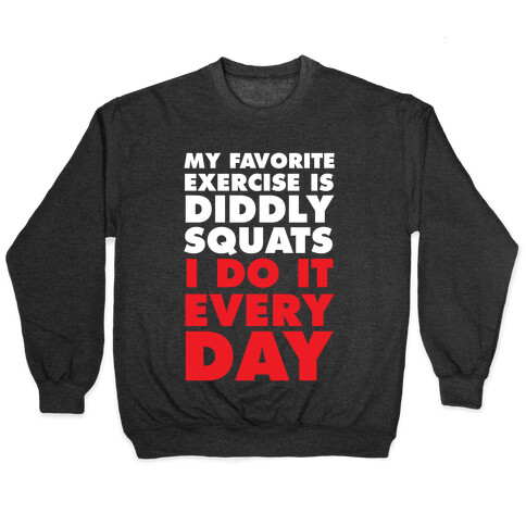 My Favorite Exercise Is Diddly Squats I Do Them Everyday Pullover