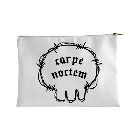 Carpe Noctem (white)  Accessory Bag