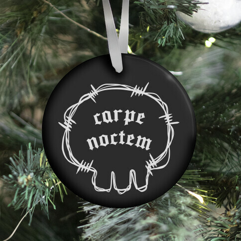 Carpe Noctem (black)  Ornament