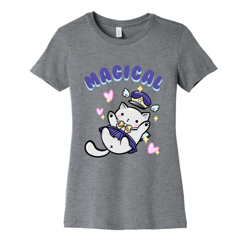Magical Cat Womens T-Shirt