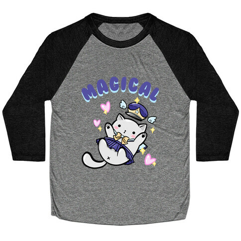 Magical Cat Baseball Tee