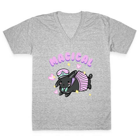 Magical Bunny V-Neck Tee Shirt