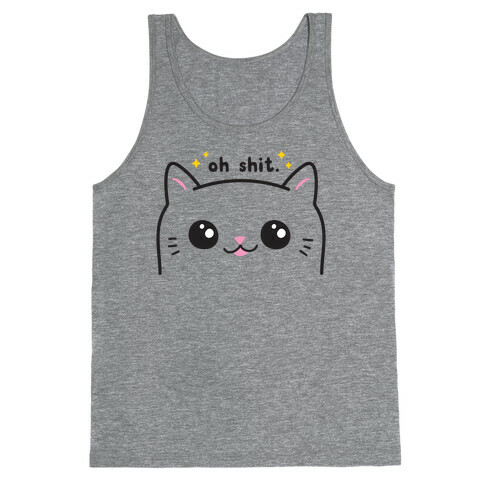 Cuss Cat Oh Shit Tank Top