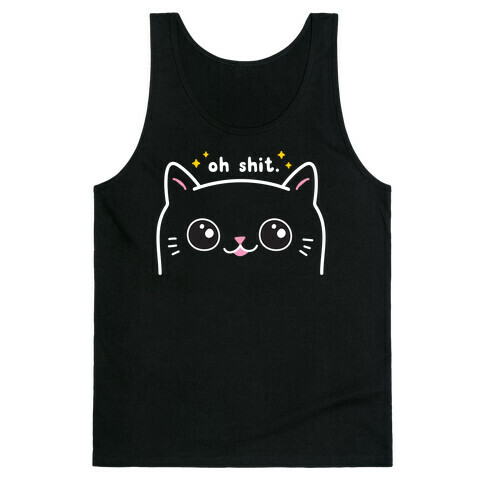 Cuss Cat Oh Shit Tank Top