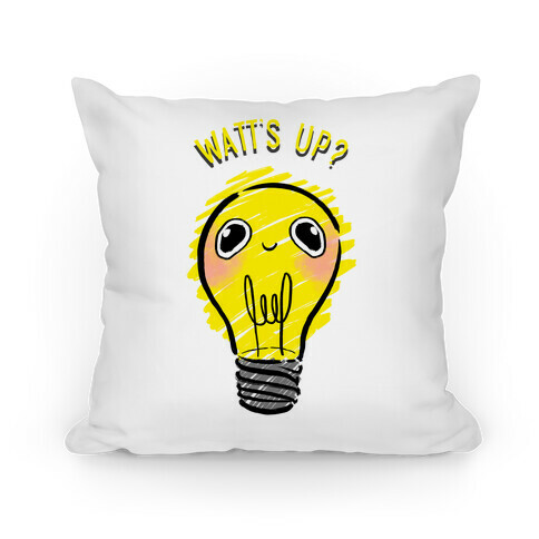 Watt's Up? Pillow