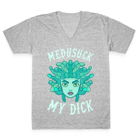 Medusuck My Dick V-Neck Tee Shirt