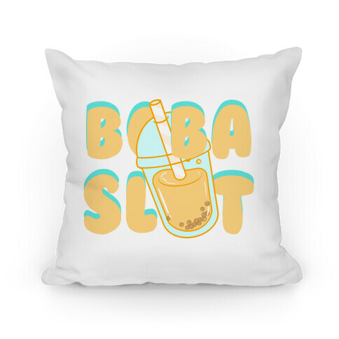 Boba Slut (orange) Pillow