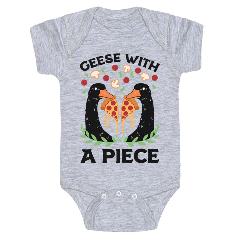 Geese With A Piece Baby One-Piece