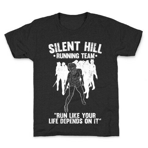 Silent Hill Running Team (White) Kids T-Shirt