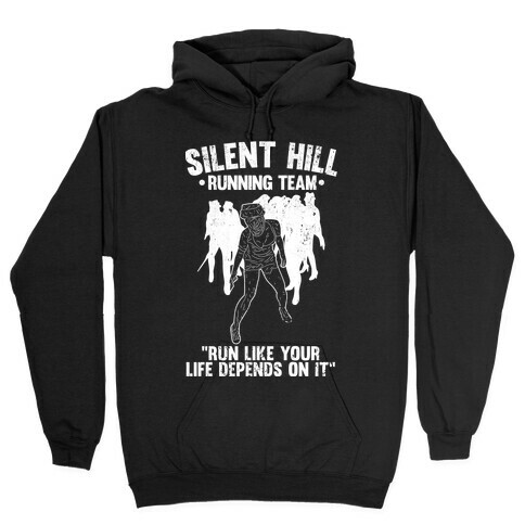 Silent Hill Running Team (White) Hooded Sweatshirt