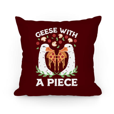 Geese With A Piece Pillow