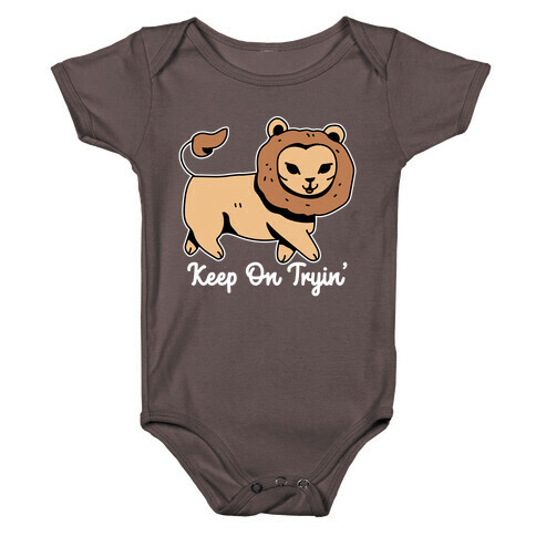 Keep On Trying Lion Baby One-Piece