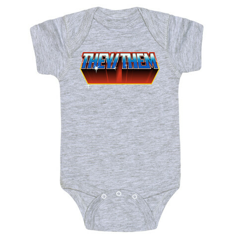 They/Them And The Masters Of The Universe Baby One-Piece