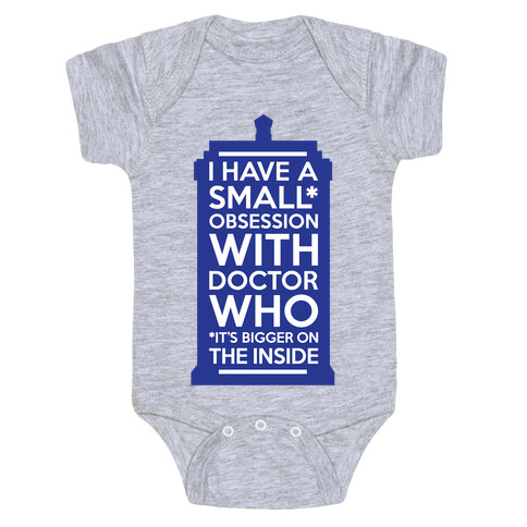 Doctor Who Obsession Baby One-Piece