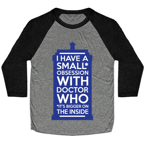 Doctor Who Obsession Baseball Tee