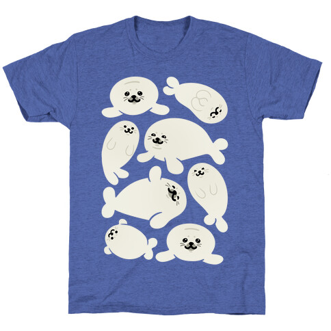 Baby Seals Pattern Study T-Shirt