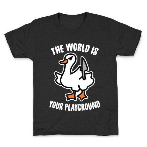 The World is Your Playground Kids T-Shirt