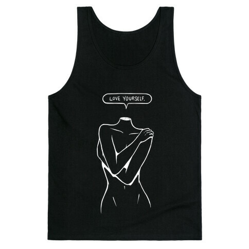 Love Yourself (white) Tank Top