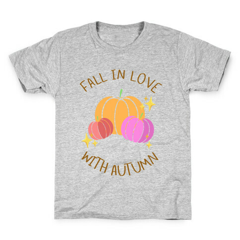 Fall In Love With Autumn Kids T-Shirt